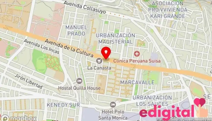 mapa de MI FARMA MFA 967 Farmacia en Cusco