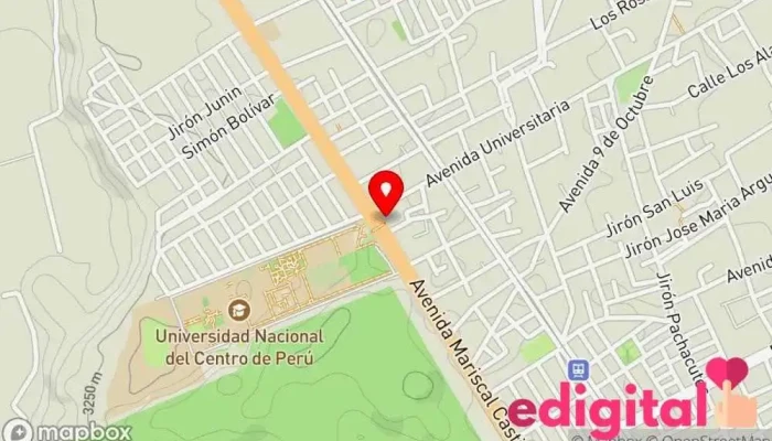 mapa de Mi Salud Farmacia en Huancayo