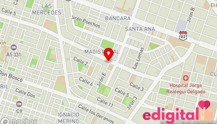mapa de Mifarma Farmacia en Piura