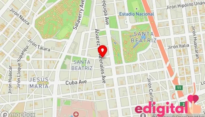 mapa de Mifarma Farmacia en Lima