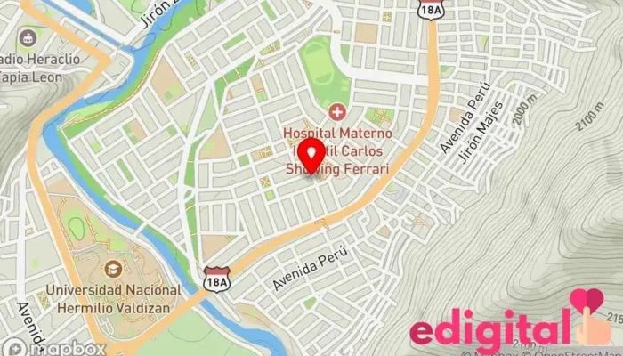 mapa de Mifarma Farmacia en Amarilis