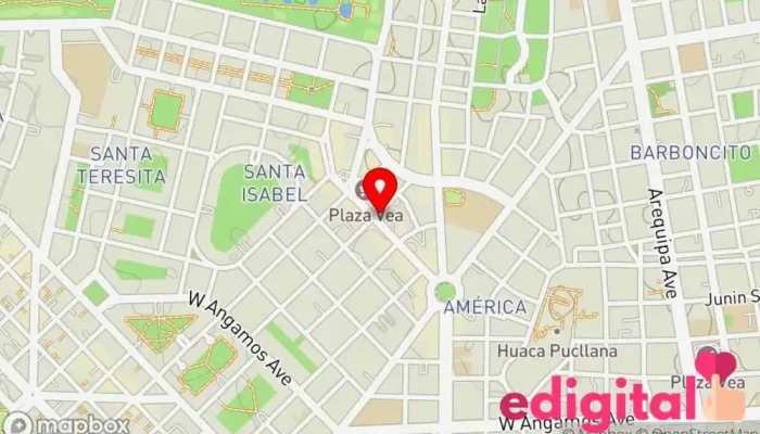 mapa de Mifarma Farmacia en San Isidro