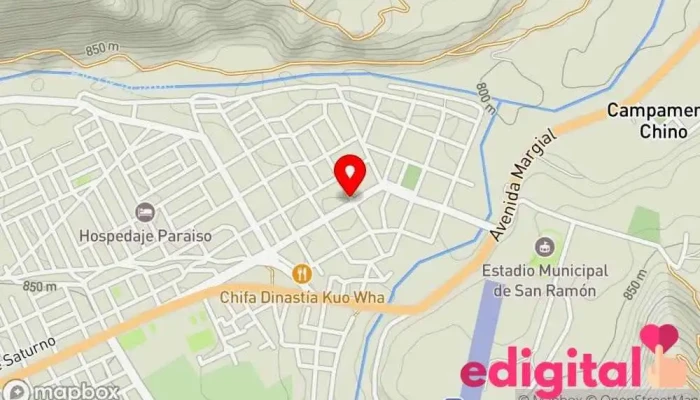 mapa de Mifarma Farmacia en San Ramón