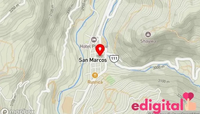 mapa de MUNDIAL FARMA Farmacia en San Marcos