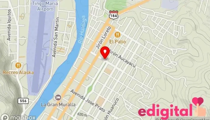 mapa de NICOL FARMA Farmacia en Tingo María