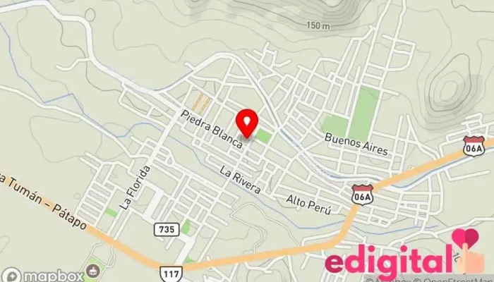 mapa de Niño de Jesus Farmacia en Patapo
