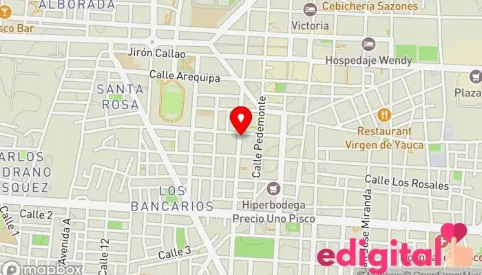 mapa de NOVAFARMA Farmacia en Pisco