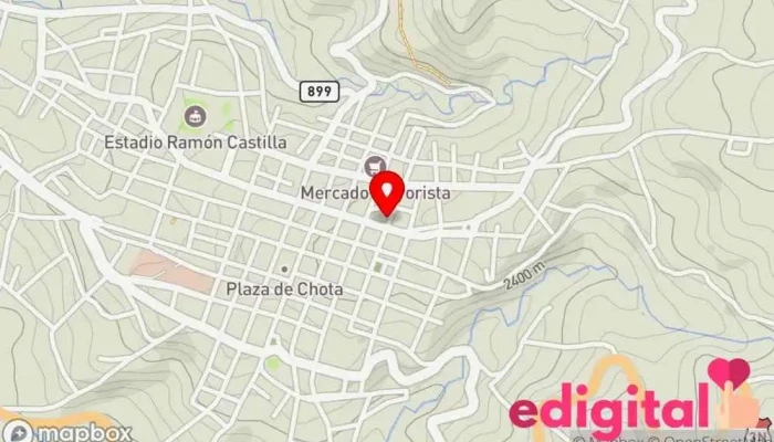 mapa de Paradero a Tacabamba (Ishcanes) Empresa de autobuses en Chota 06120