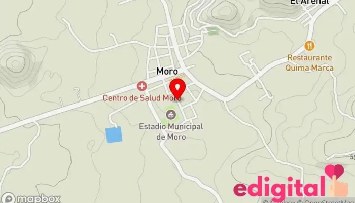 mapa de Paradero De Transportes De Moro Servicio de transporte en Moro