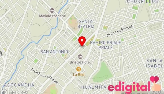 mapa de Perú Farma Farmacia en Huancayo