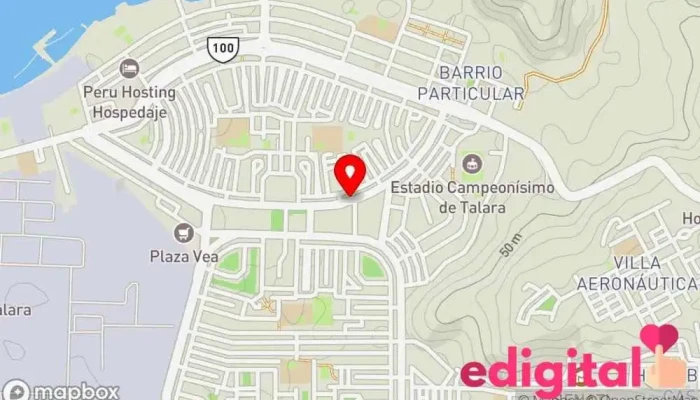 mapa de Pharmacity Botica Perfumeria Farmacia en Talara