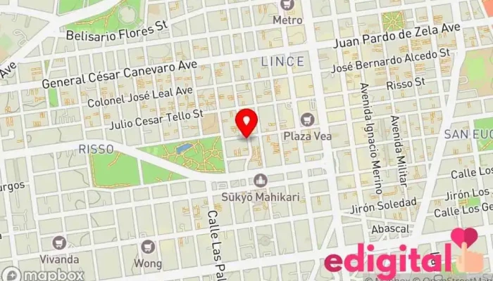 mapa de Pharmalys Naturals Farmacia en Lince