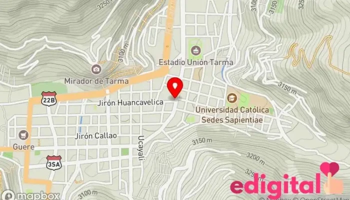 mapa de Popular Farma Farmacia en Tarma