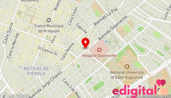 mapa de Prismell Farm Farmacia en Arequipa