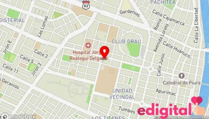 mapa de QF Farmacia Magistral - Piura Farmacia en Piura