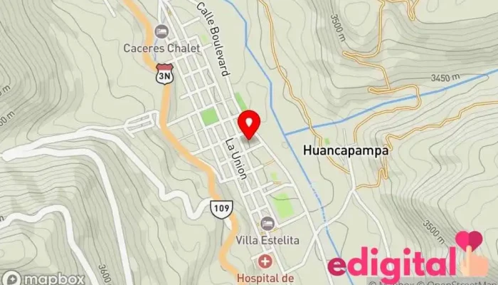 mapa de Recuay  en Recuay