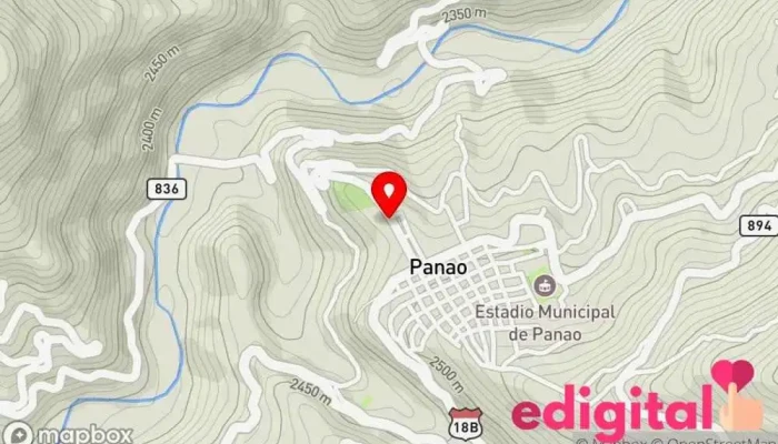 mapa de Red de Salud Pachitea Oficinas de empresa en Panao