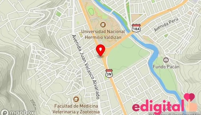 mapa de Red Farma Farmacia en Pillco Marca