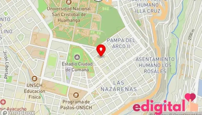 mapa de Redfarma Farmacia en Ayacucho