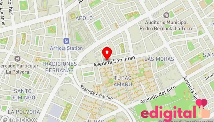 mapa de RedFarma Farmacia en San Luis