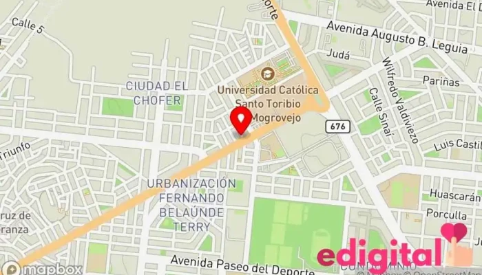 mapa de R&S Pharma Cix Farmacia en Chiclayo