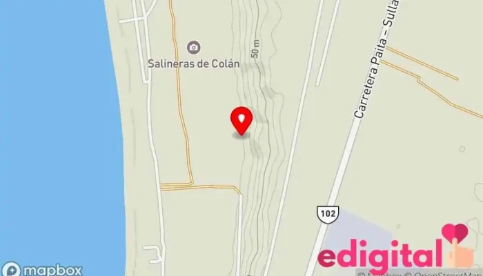 mapa de Salinera Colan Terrain en 