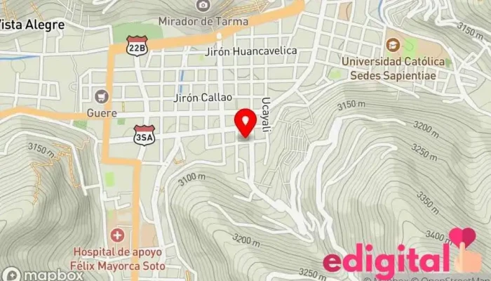 mapa de Salud y Bienestar Farmacia en Tarma