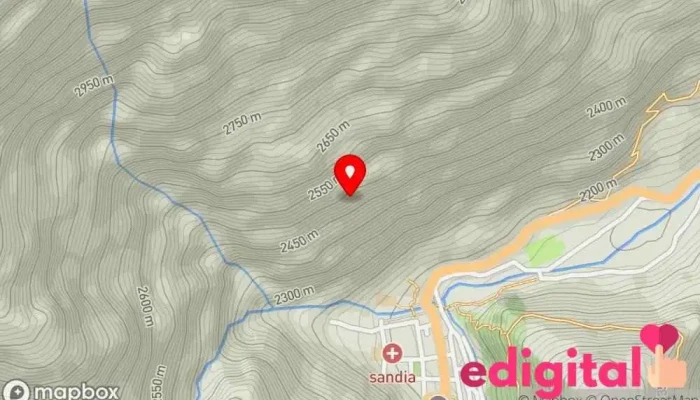 mapa de Sandia  en Sandia