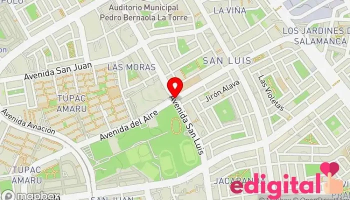 mapa de Señor de Muruhuay Farmacia en San Luis