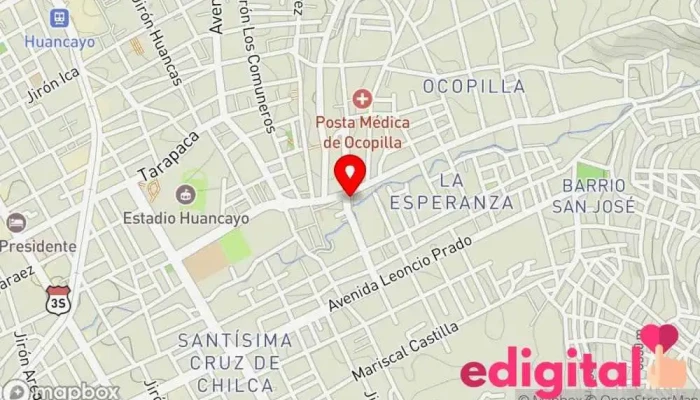 mapa de Tarifarma Farmacia en Huancayo