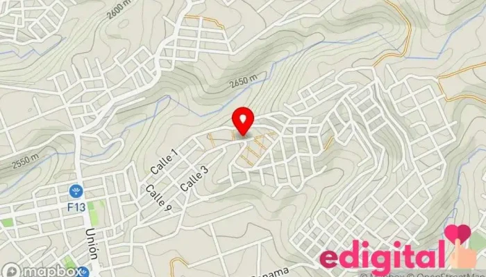 mapa de terminal ASES DEL TIMON Empresa de autobuses en Arequipa