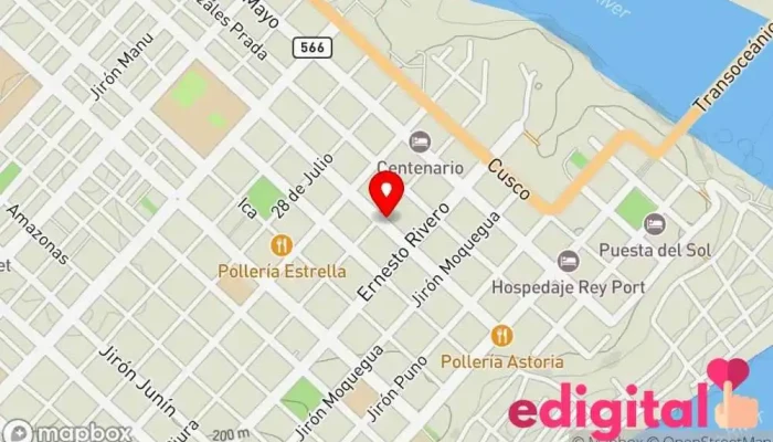 mapa de Terminal Iñapari Agencia de viajes en Puerto Maldonado