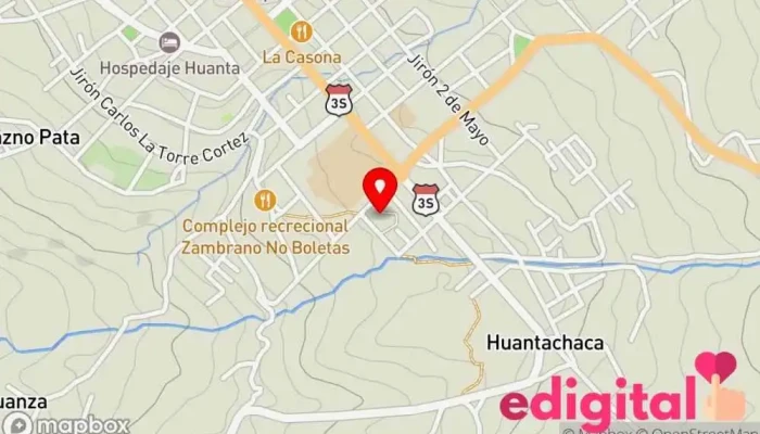 mapa de Terminal Terrestre - Huanta Estación de autobuses en Huanta