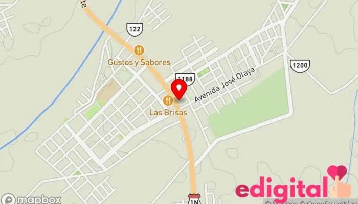 mapa de TERMINAL TERRESTRE CHAO - TRUJILLO Parada de taxis en Chao 13631