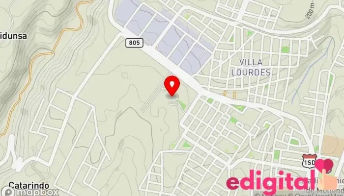 mapa de Terminal Terrestre de Mollendo Estación de autobuses en Mollendo