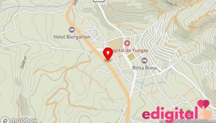 mapa de Terminal Terrestre de Yungay  en Yungay