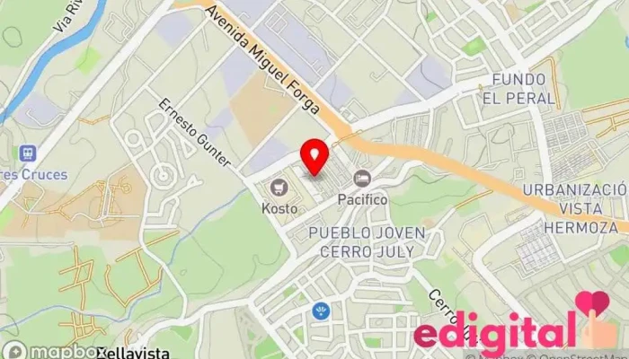 mapa de Terrapuerto de Arequipa Empresa de autobuses en Jacobo Hunter