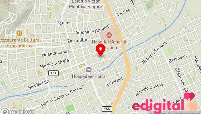 mapa de Tienda FitoCenter Farmacia en Jaén