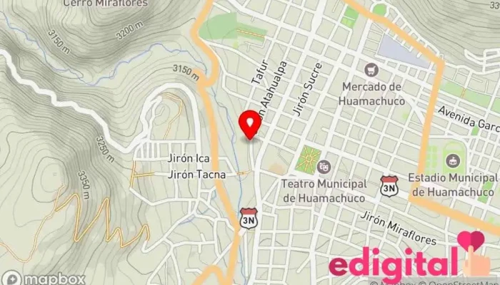mapa de Tokki Corporation VM Farmacia en Huamachuco