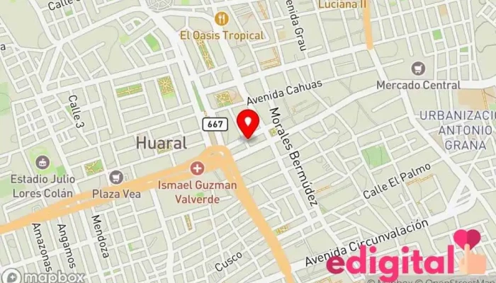 mapa de Top Veterinaria - Huaral Farmacia veterinaria en Huaral