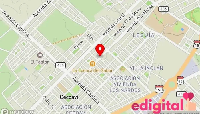 mapa de Tu Farma Farmacia en Tacna