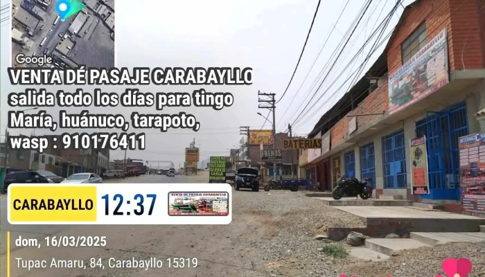venta de pasajes carabayllo - Peru