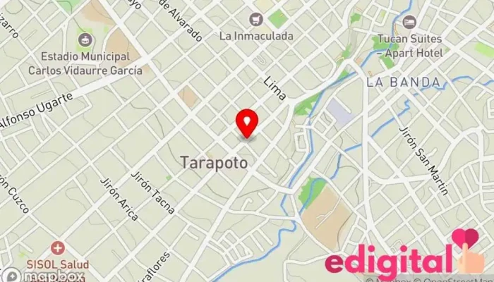 mapa de Vida Perú Botica Farmacia en Tarapoto