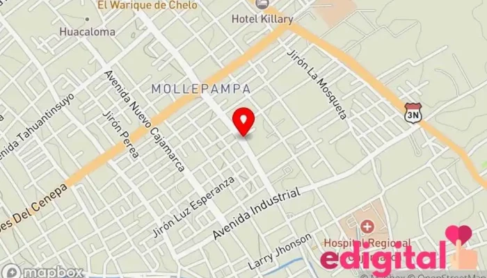 mapa de Vifarma Farmacia en Cajamarca