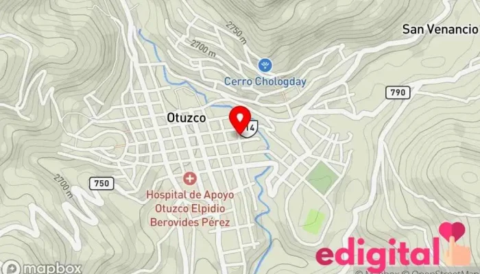 mapa de Villafarma Farmacia en Otuzco