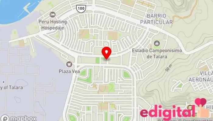 mapa de Vittafarma Farmacia en Talara
