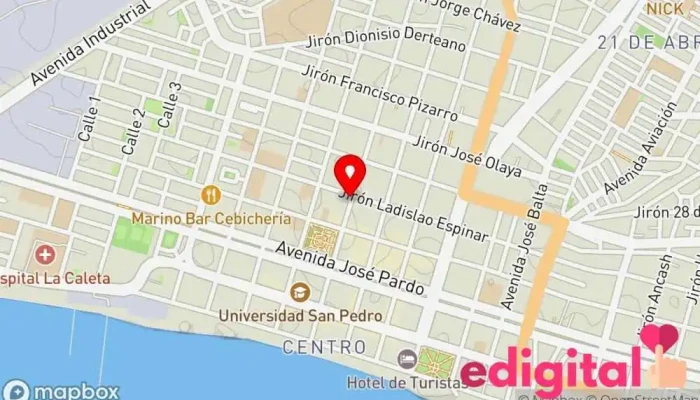 mapa de Yessis Farma Farmacia - Perfumeria Farmacia en Chimbote
